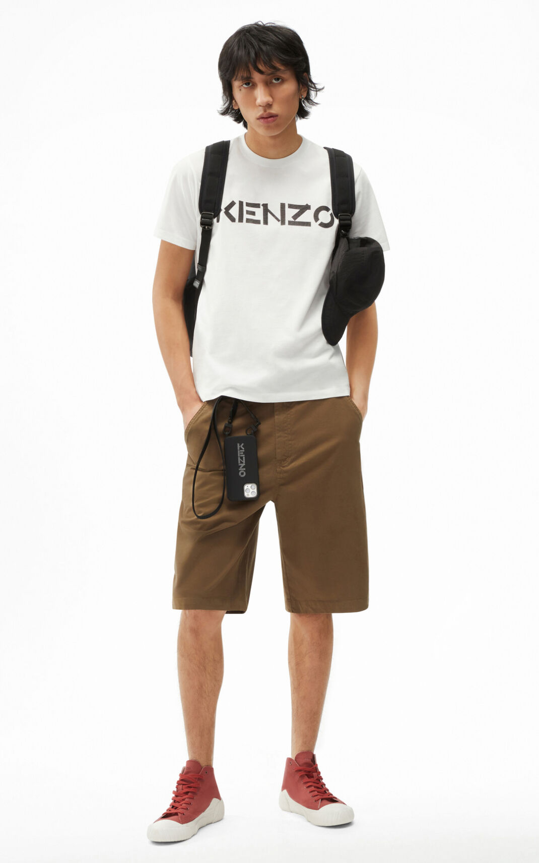 Camisetas Kenzo Logo Hombre Blancas - SKU.1763847